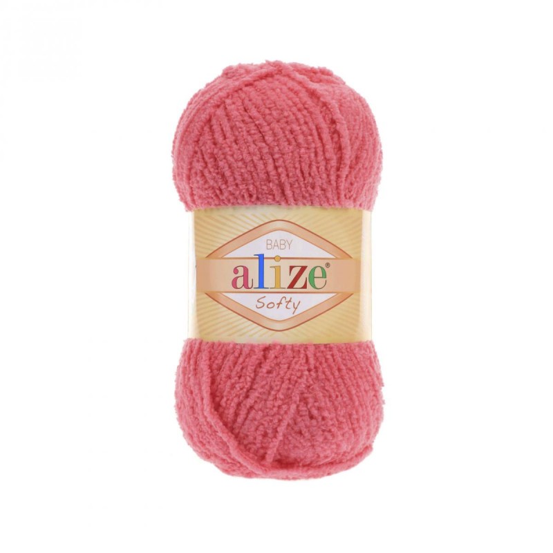 (Alize) Softy 33 ярко-розовый