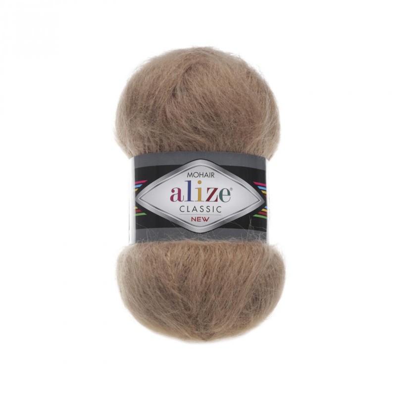 (Alize) Mohair classic new 7 светло-коричневый