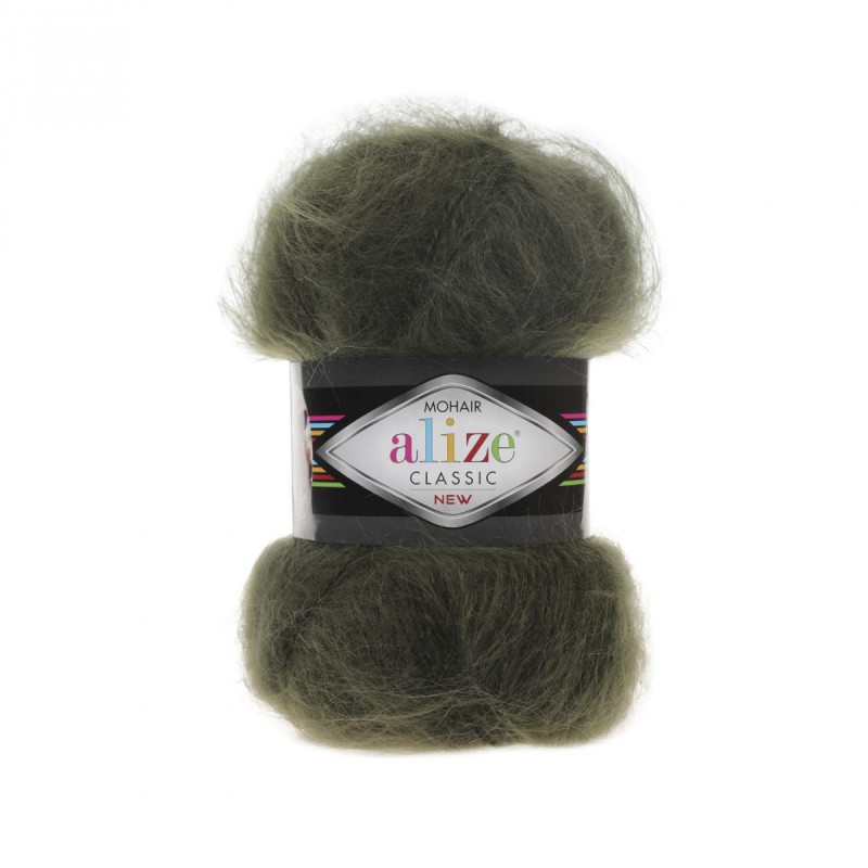 (Alize) Mohair classic new 29 хаки
