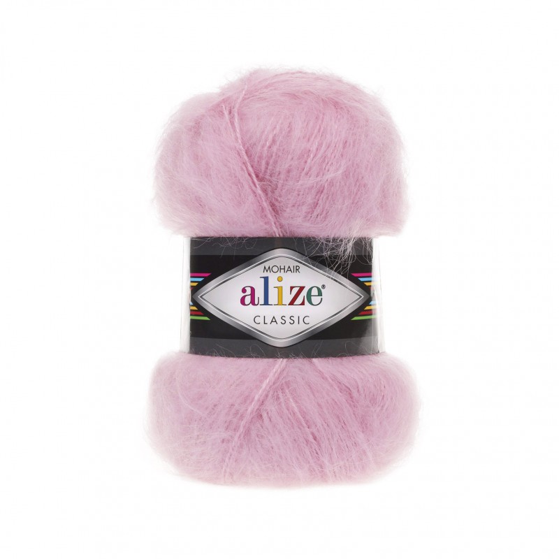 (Alize) Mohair classic new 32 светло-розовый