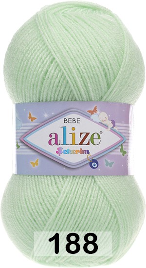 (Alize) Sekerim bebe 188 бледно-зеленый