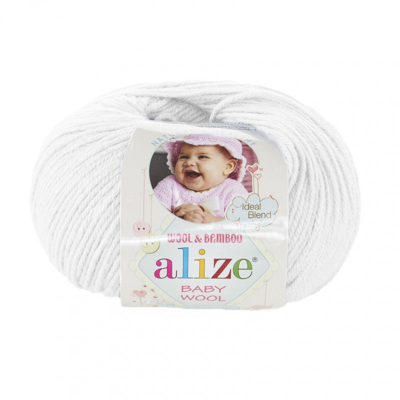 (Alize) Baby wool 55 белый