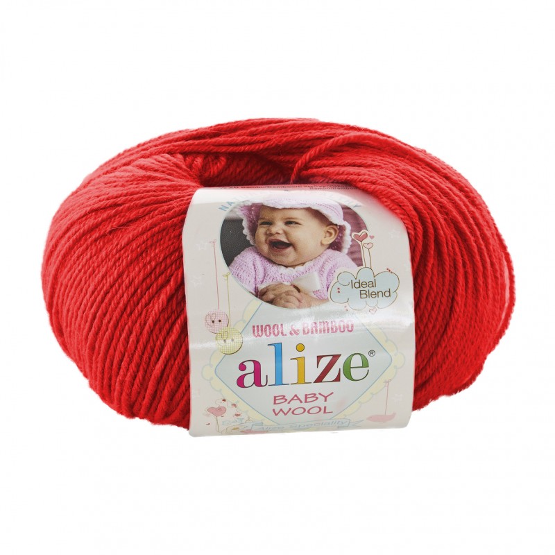 (Alize) Baby wool 56 красный