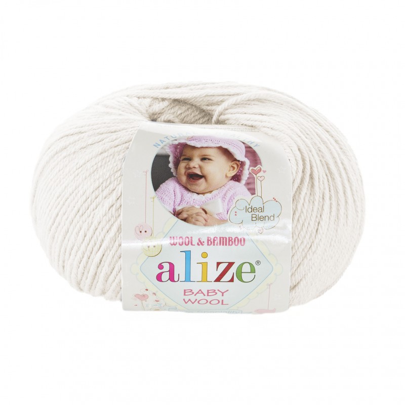 (Alize) Baby wool 62 молочный