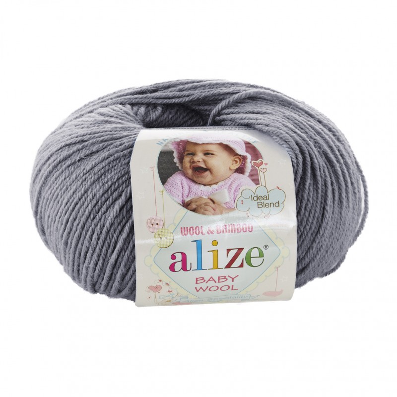 (Alize) Baby wool 119 серое небо